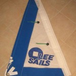 Genoa avvolgibile, in dacron, con antiUV blue, Cross Cut